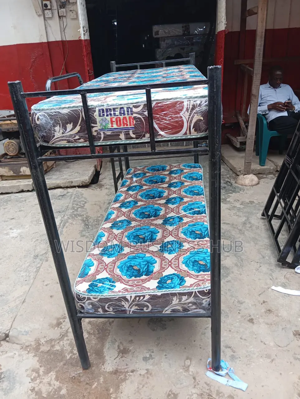 Double Bunk Bed Frame, 3 By 6, For Homes And Schools