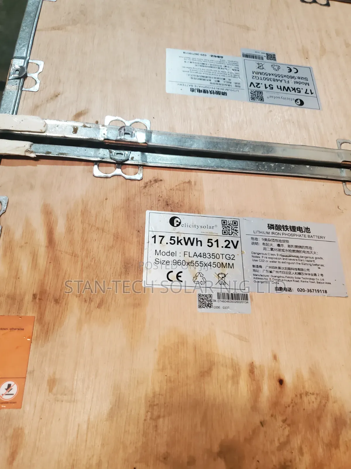 17.5kwh Felicity Lithium Battery Flat