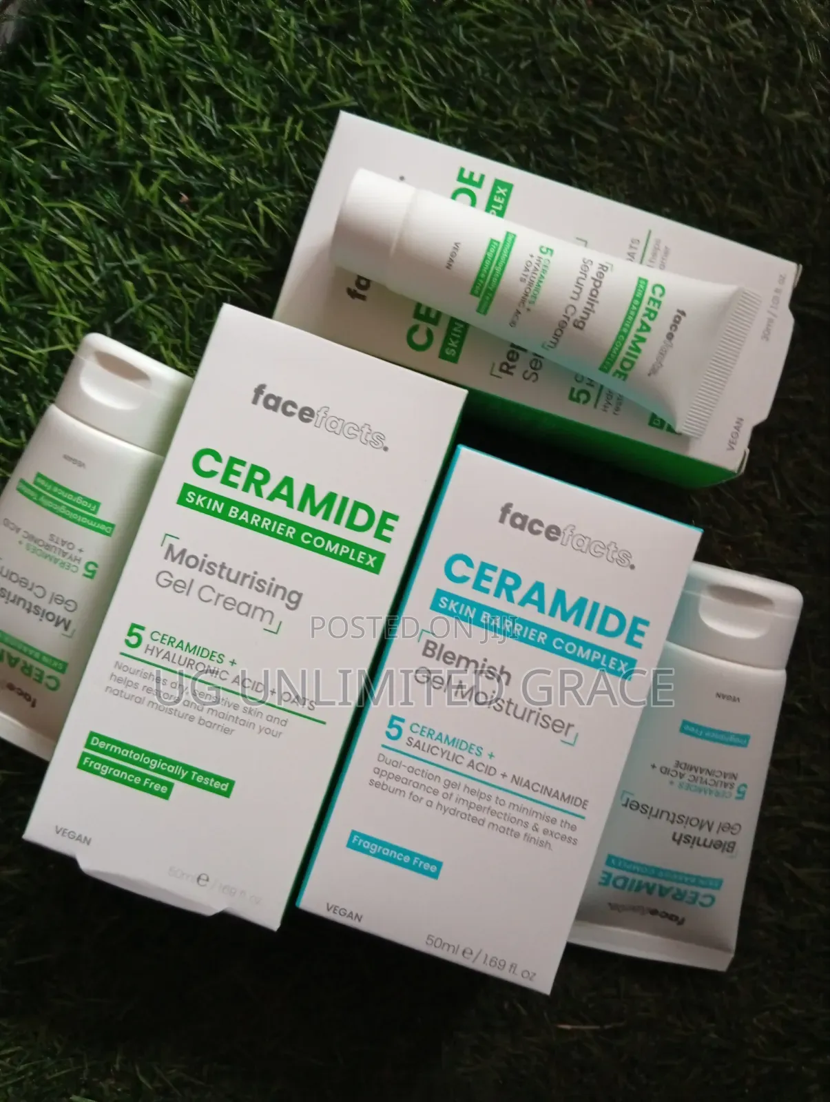 Face Fact Ceremind Gel, and Serums