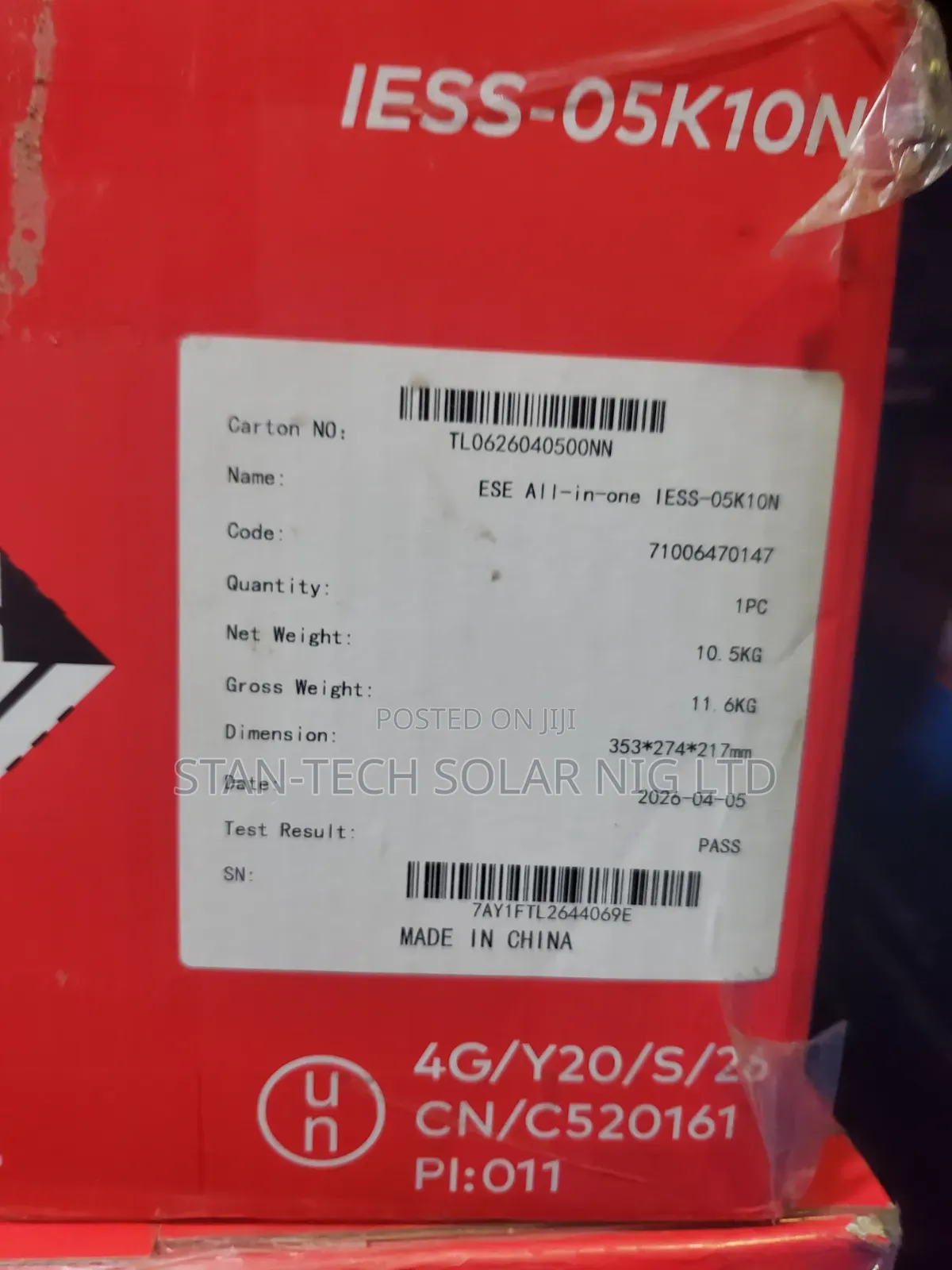 2.5kwh 24v Itel Lithium Battery