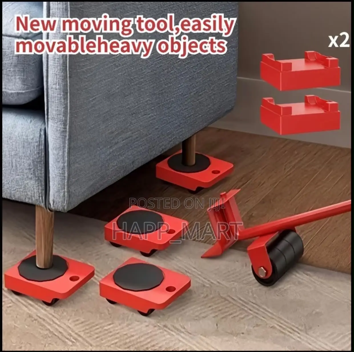 5-piece Heavy Duty Furniture Moving Tool Set