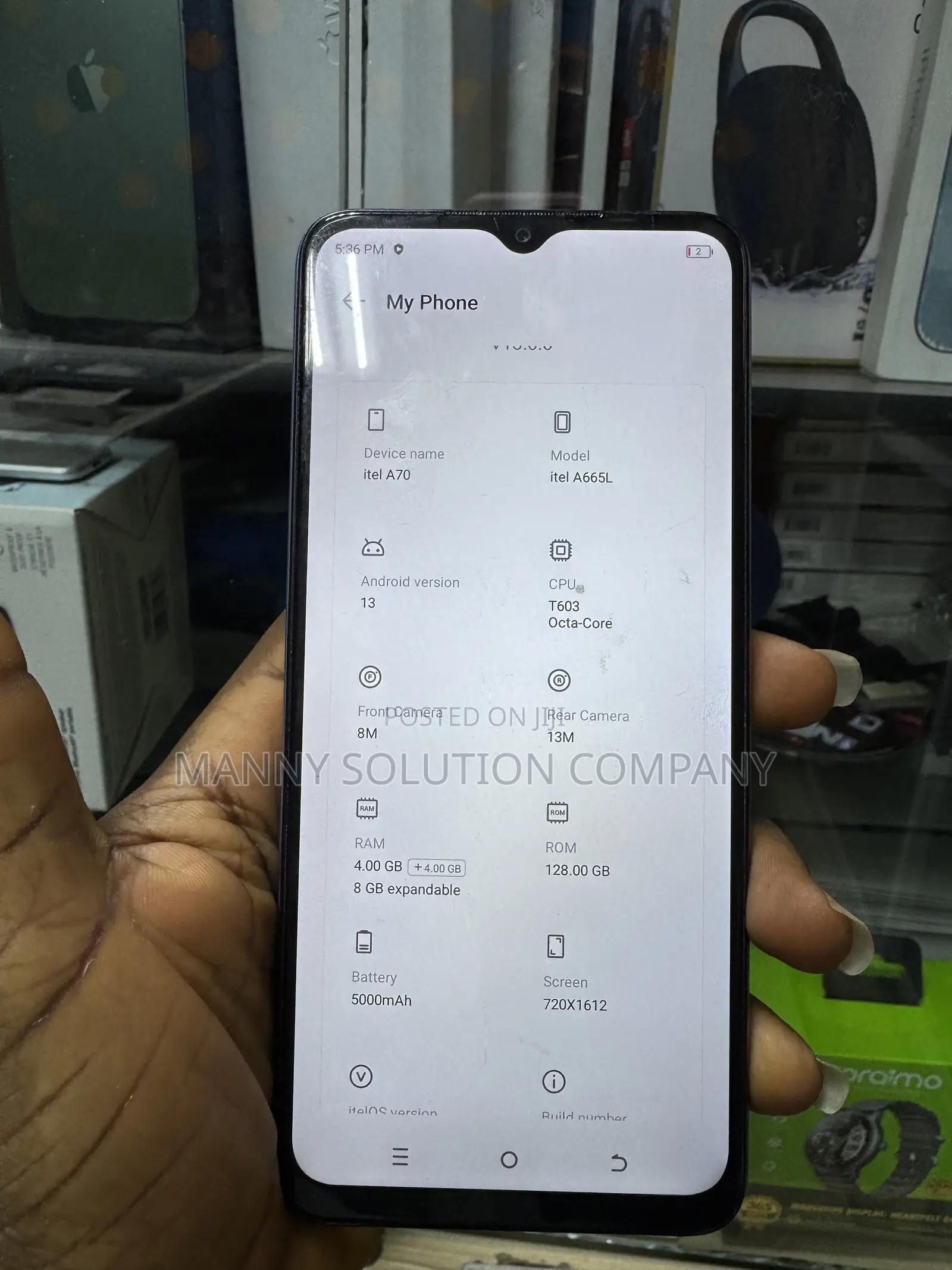 Itel A70 128 GB Blue