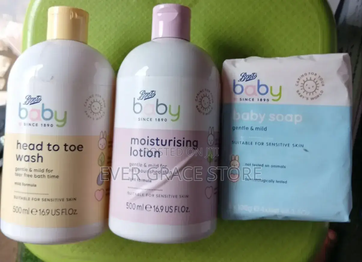Boots Baby Lotion and Bubble's