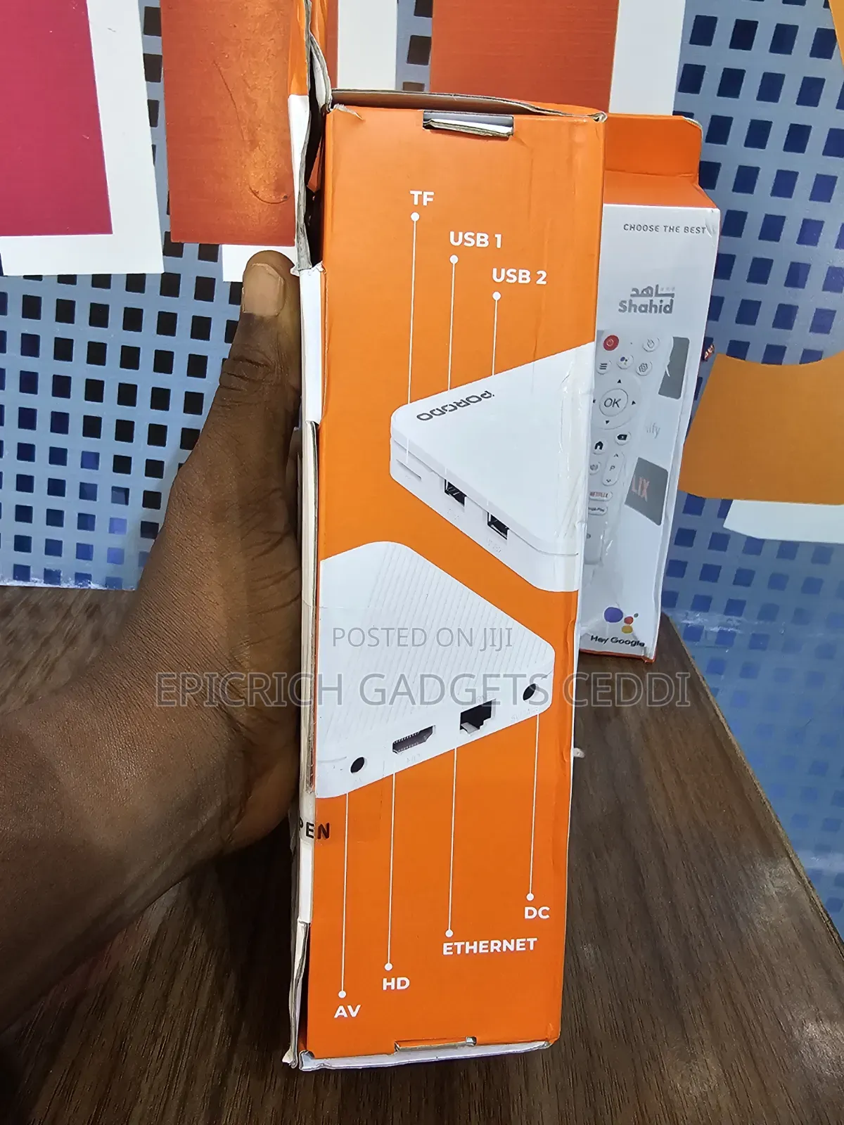 Android Tv Box for Sports and Entertainment Streaming by Porodo