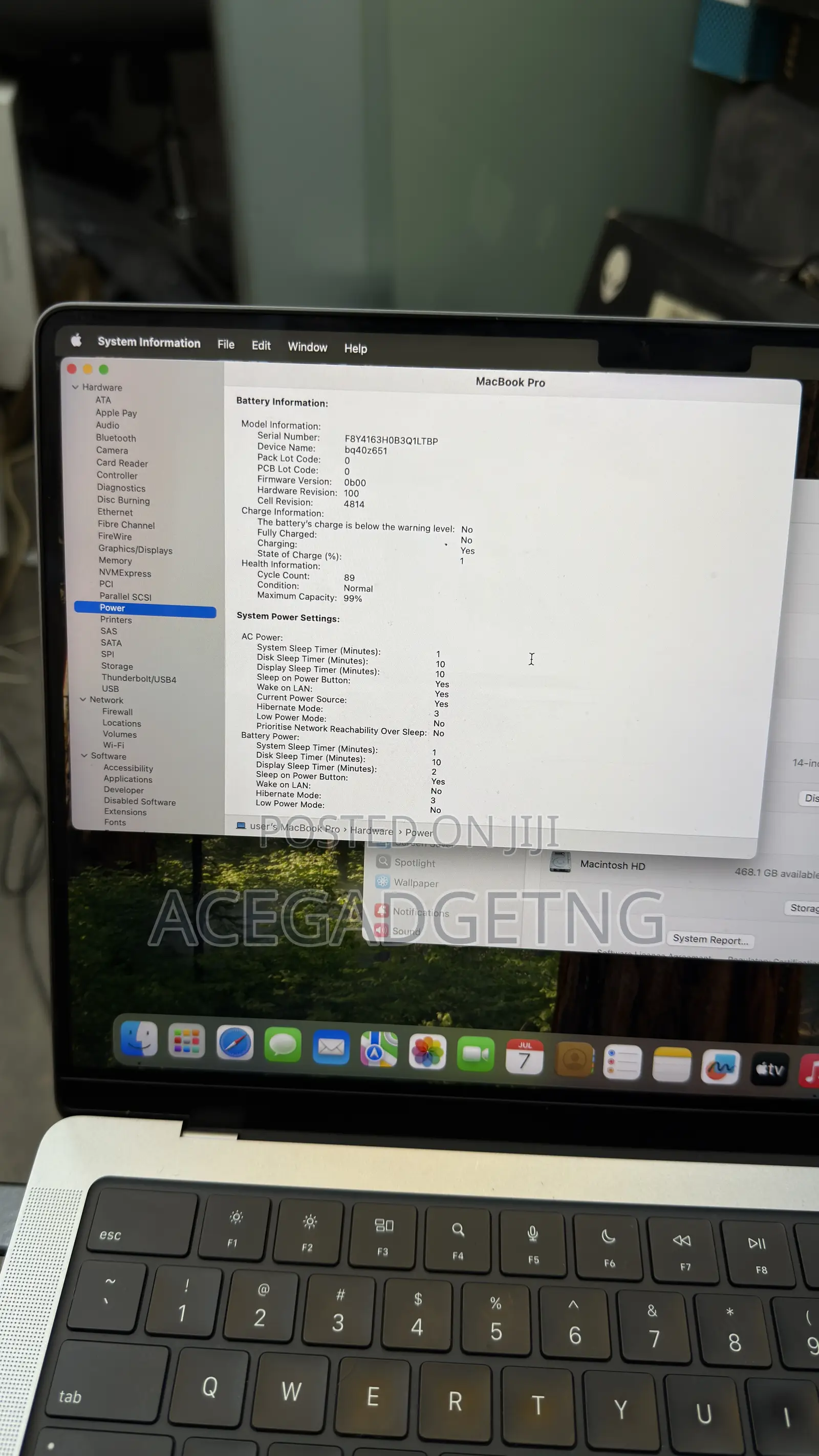 Laptop Apple MacBook Pro 2023 M3 8GB Intel Core M3 SSD 512GB
