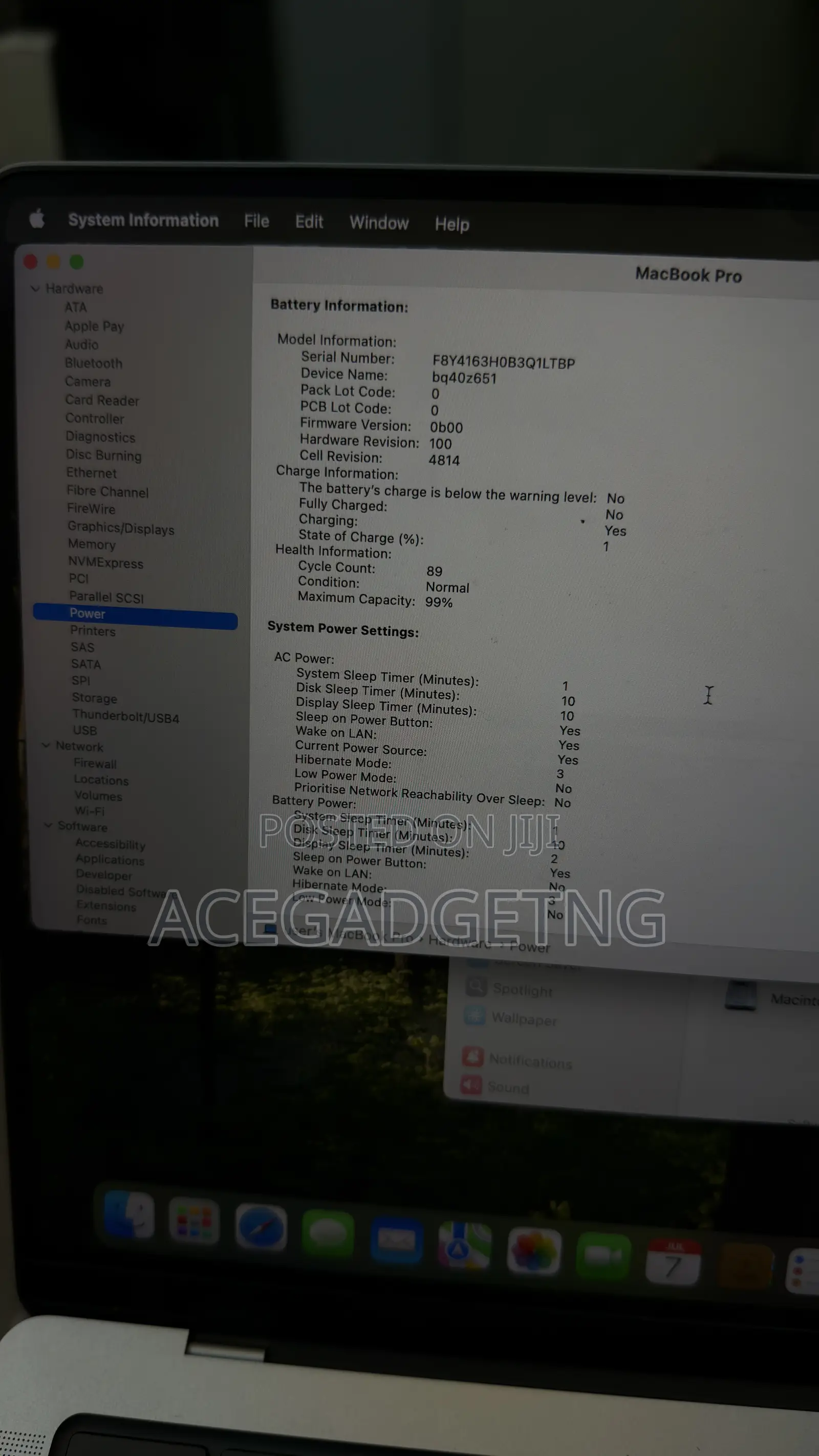 Laptop Apple MacBook Pro 2023 M3 8GB Intel Core M3 SSD 512GB