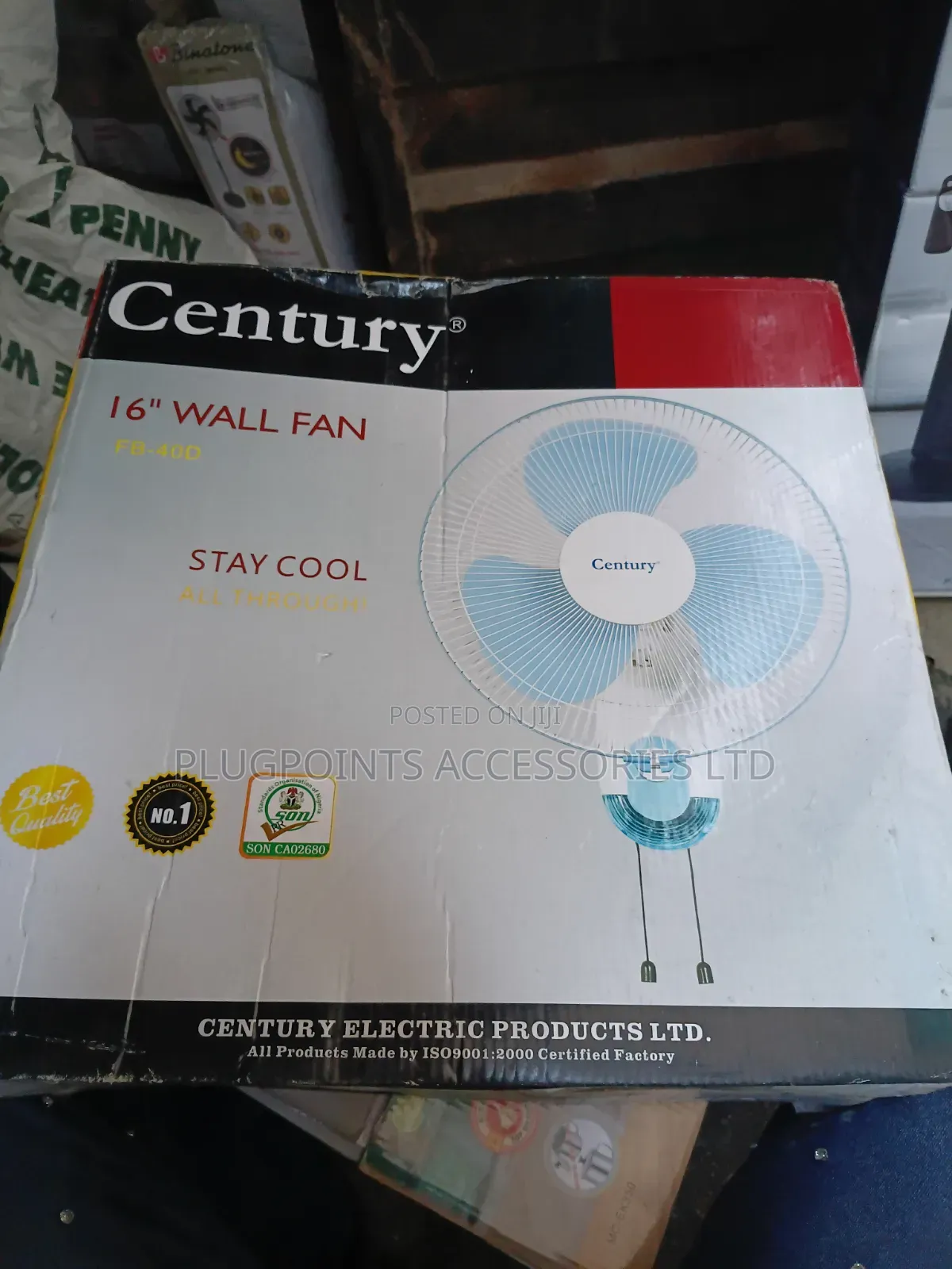 Century Wall Fan 16"