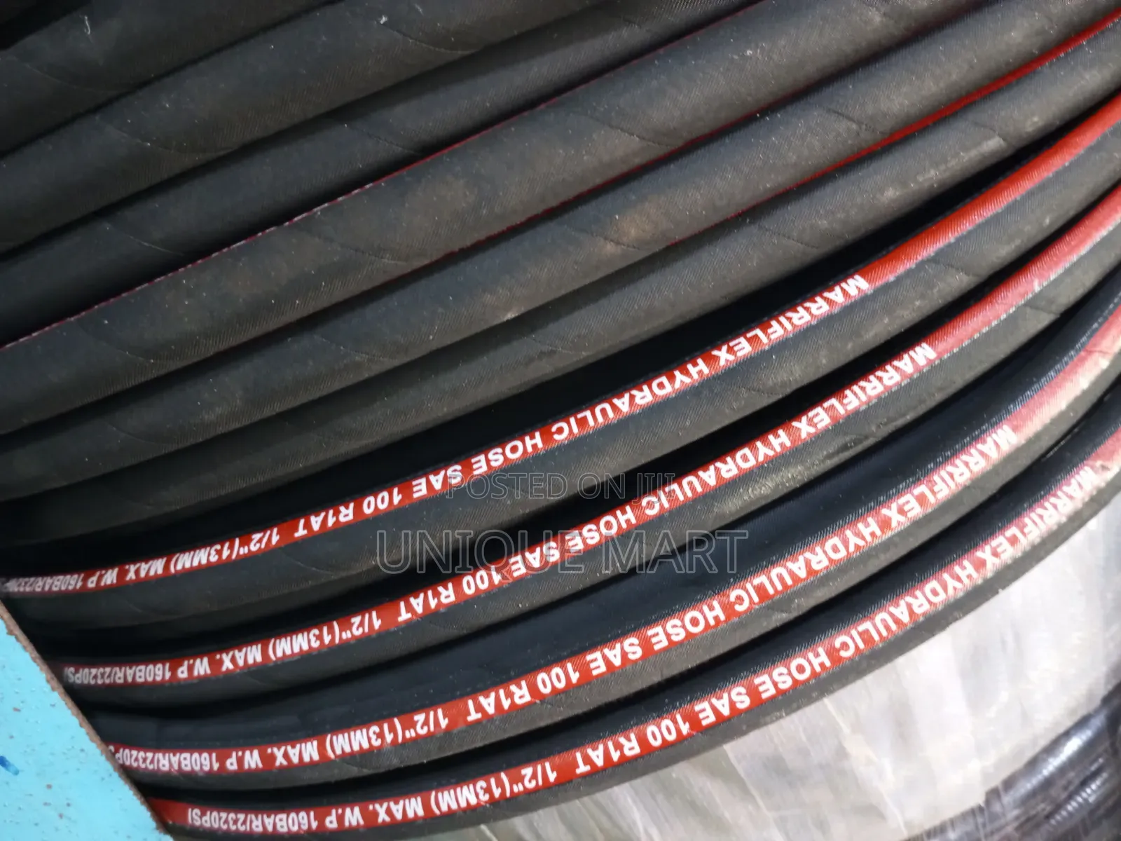 1/2" Industrial Steel Wire Hydraulic Hose, (R1at). 160bar.