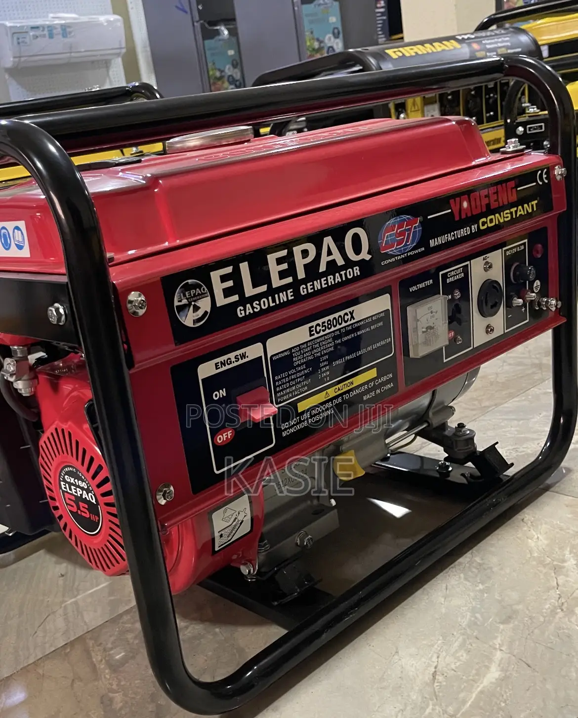 Ec5800. 2.5kva Original Elepaq Constant Yaofeng Generator