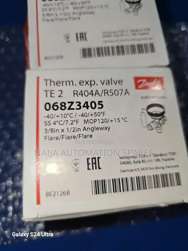 Danfoss Thermostatic Expansion Valve | 068z3405