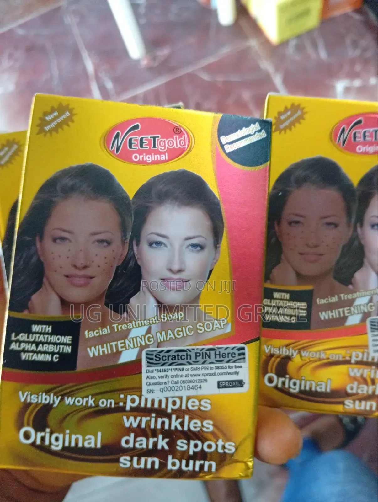 Veet Gold Face Soap