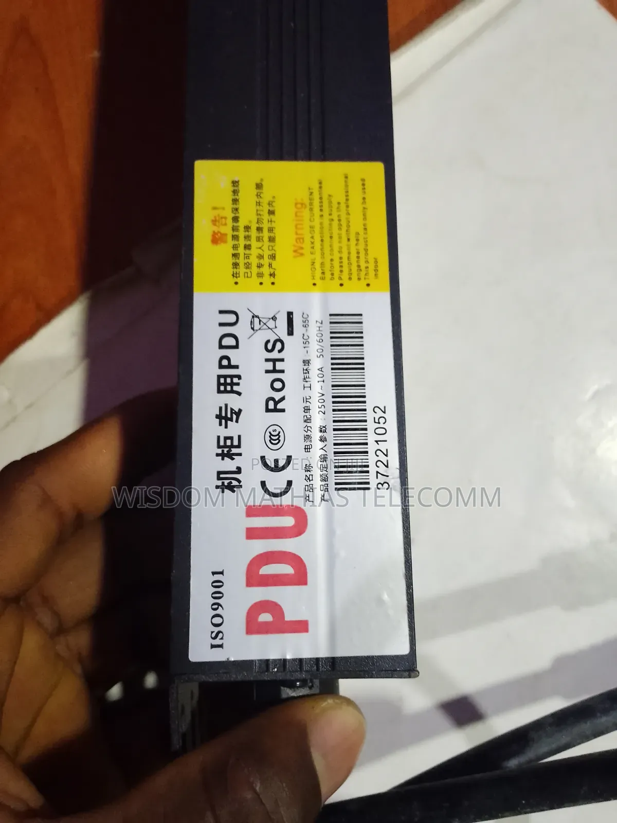 Rack Mount Pdu 10-Way Power Distribution Unit for Network Cabinets