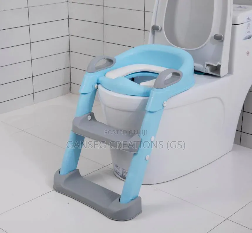 Premium Foldable Kid Potty Training Toilet Seat With Step Stool Ladder