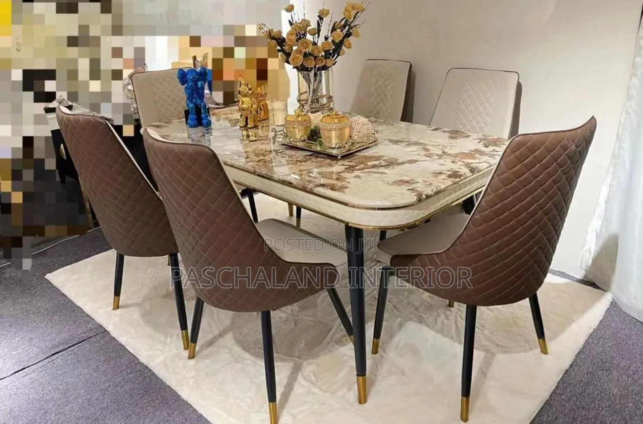 Marble Top Dining Set