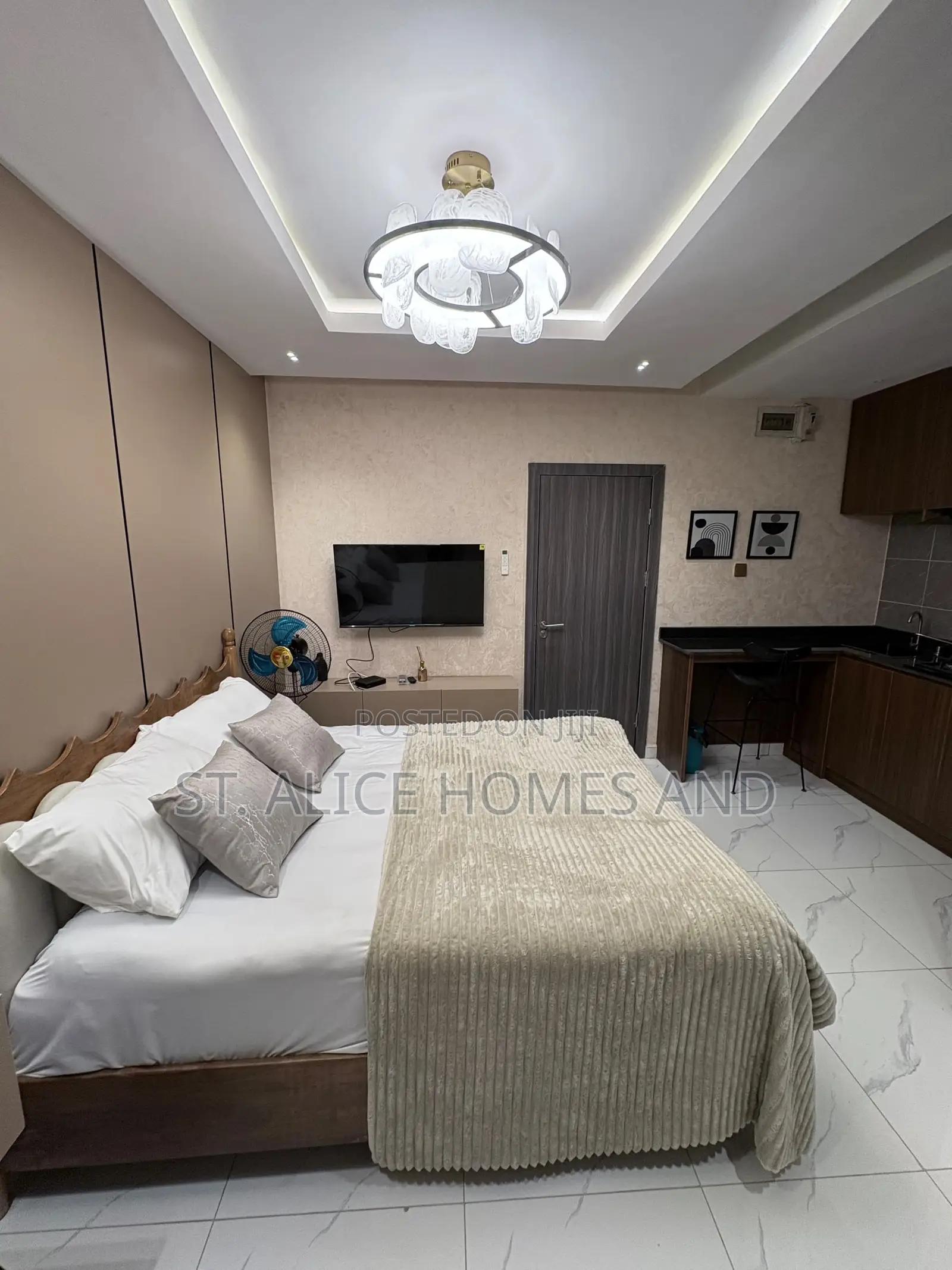 1 Bedroom Premium Studio Apartment, Lawanson, Surulere, Lagos