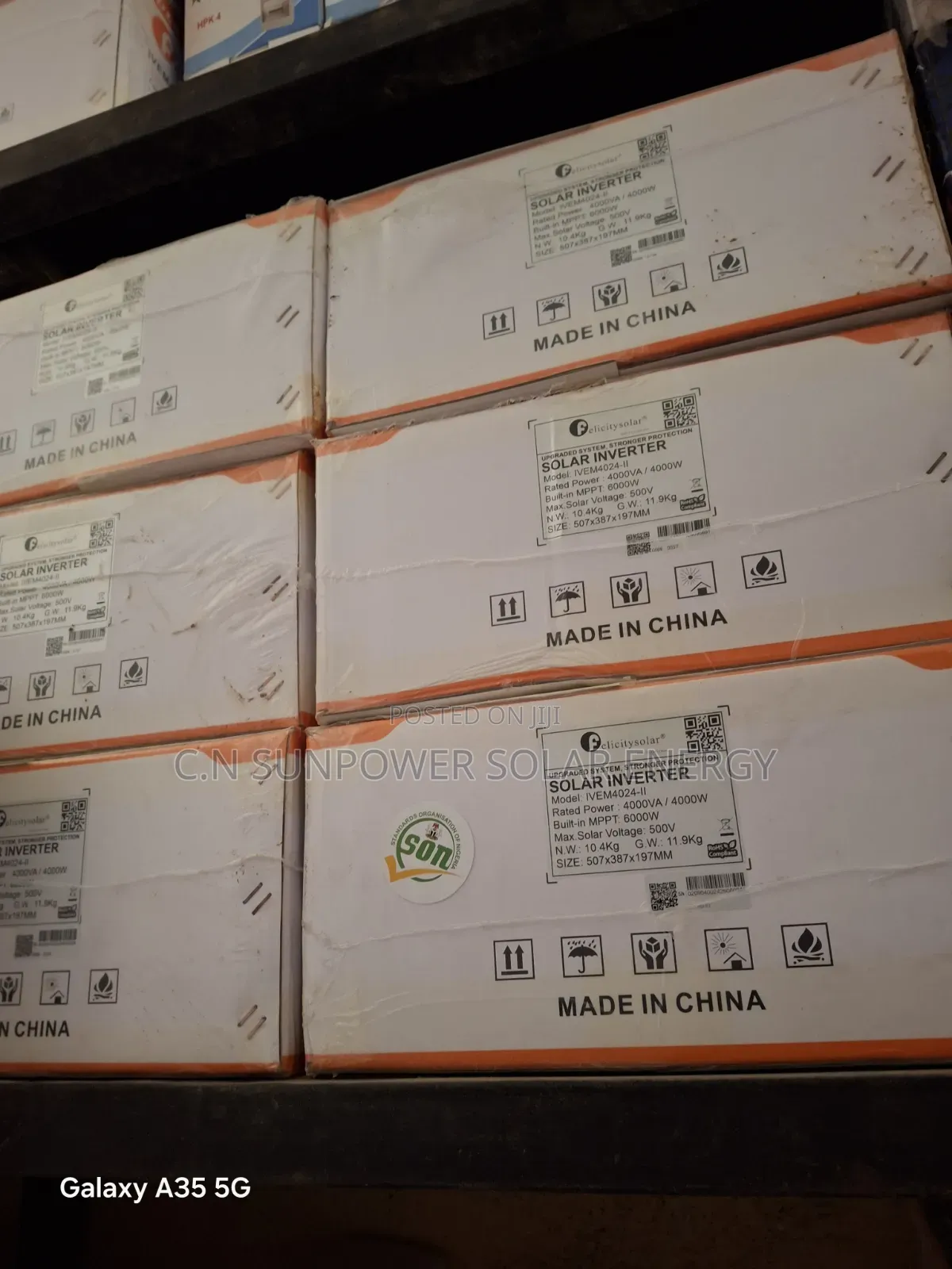 4kva/24v Felicity Transformerless Hybrid Inverter