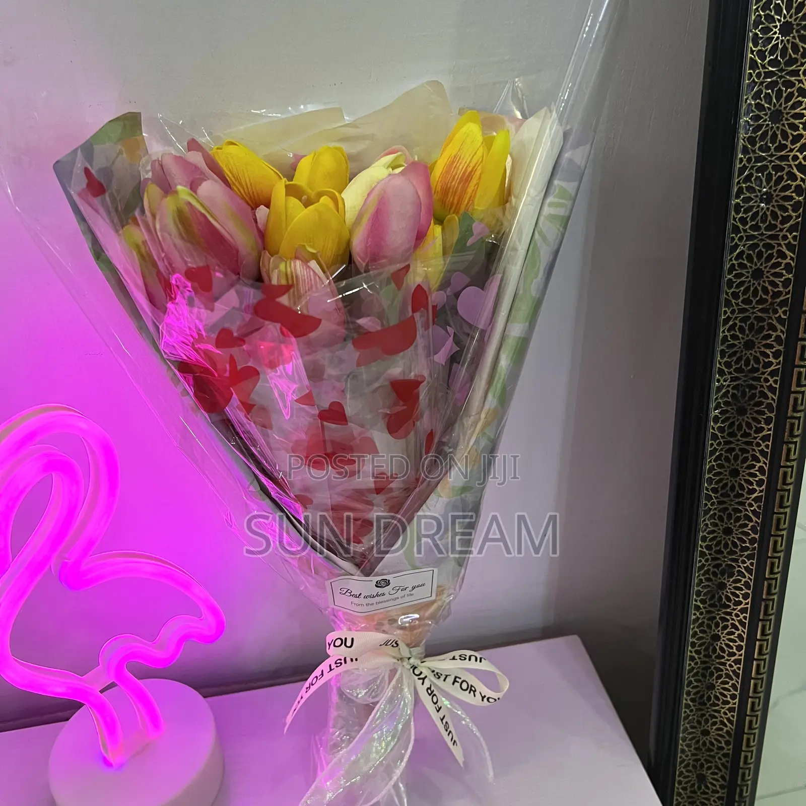 Bouquet of Flowers Tulip Flower Decoration Gift