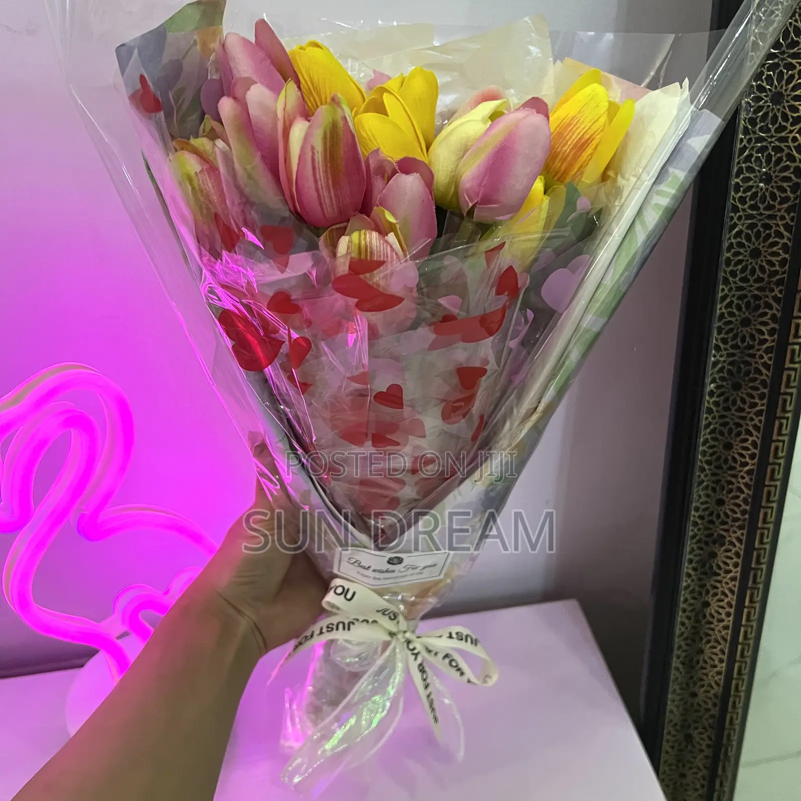 Bouquet of Flowers Tulip Flower Decoration Gift