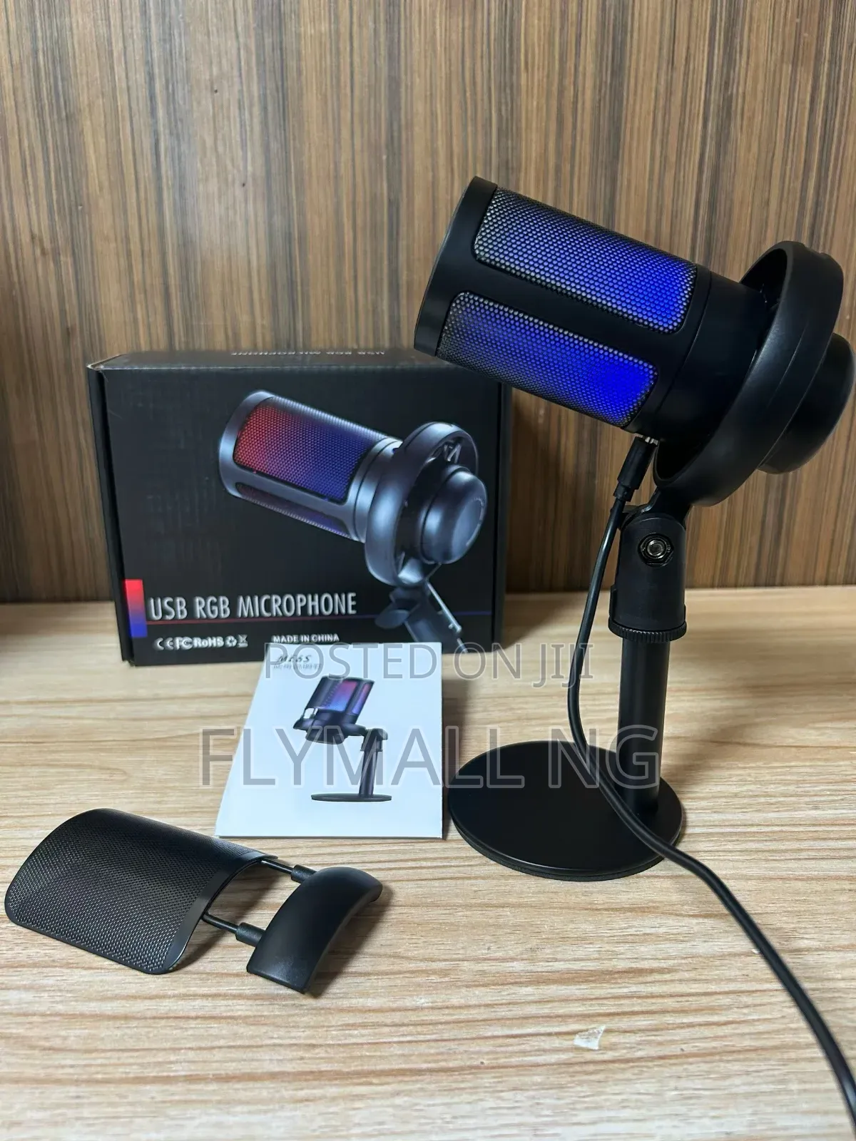 Me6s USB RGB Gaming Condenser Podcast Microphone