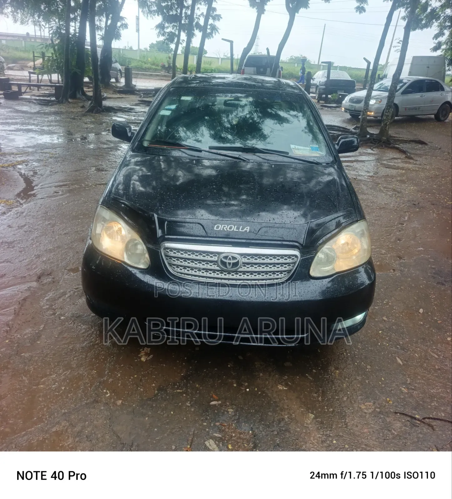 Toyota Corolla 2003 Black