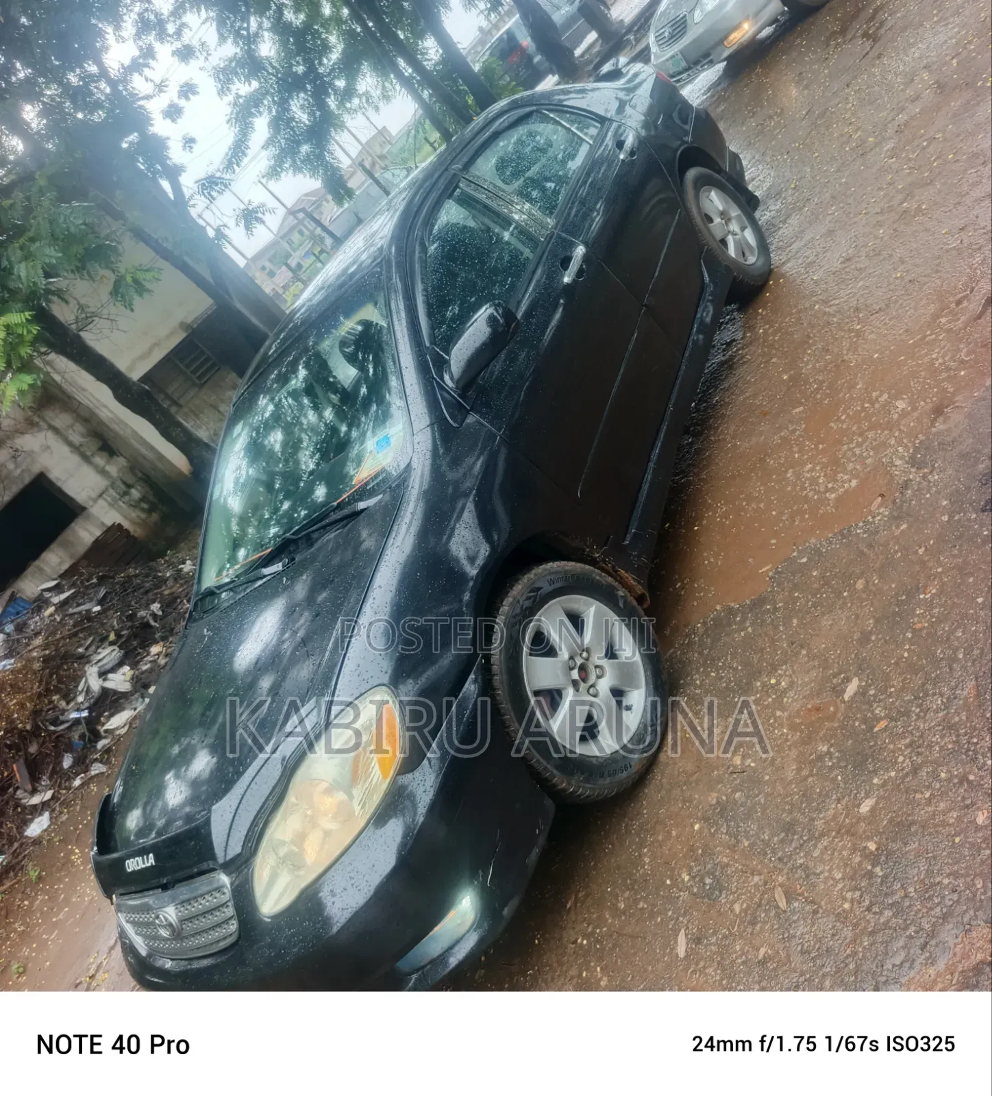 Toyota Corolla 2003 Black