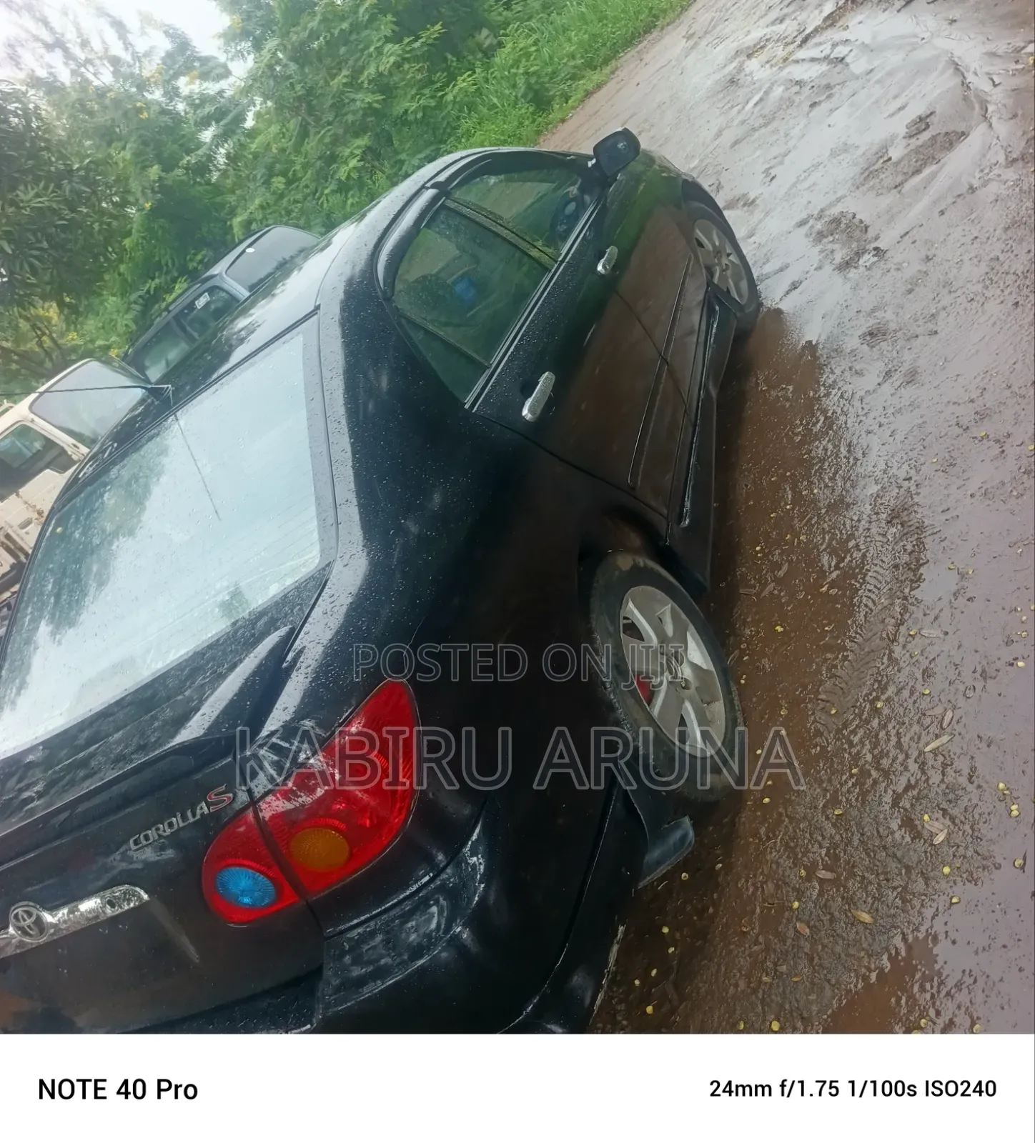 Toyota Corolla 2003 Black
