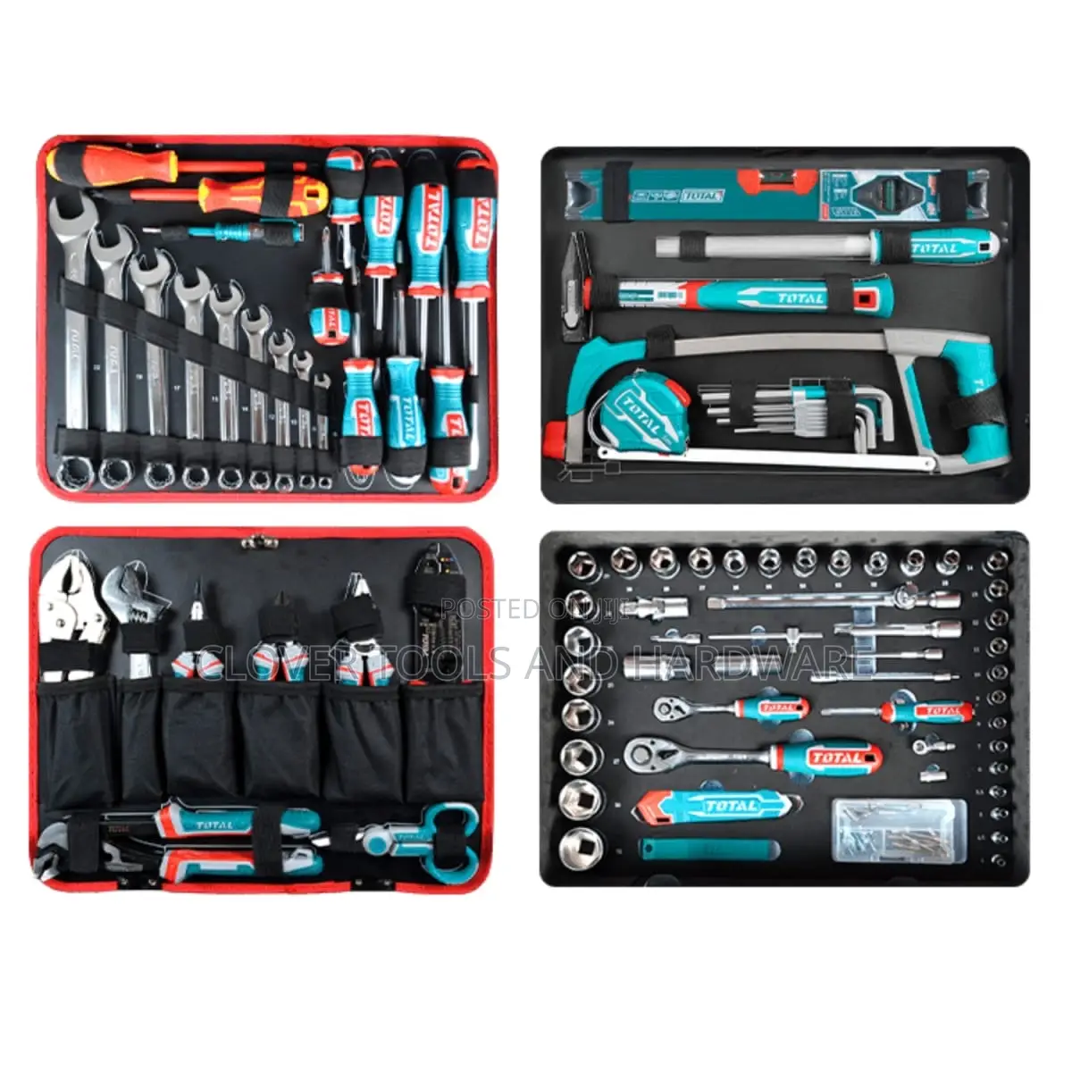 Total 147-Piece Tool Set / Tool Box Thkthp21476