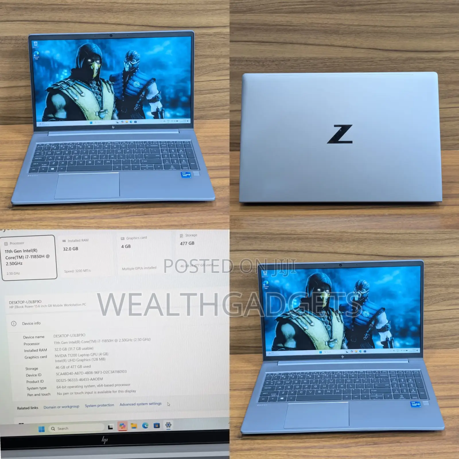 Laptop HP ZBook Power G7 32GB Intel Core i7 SSD 512GB