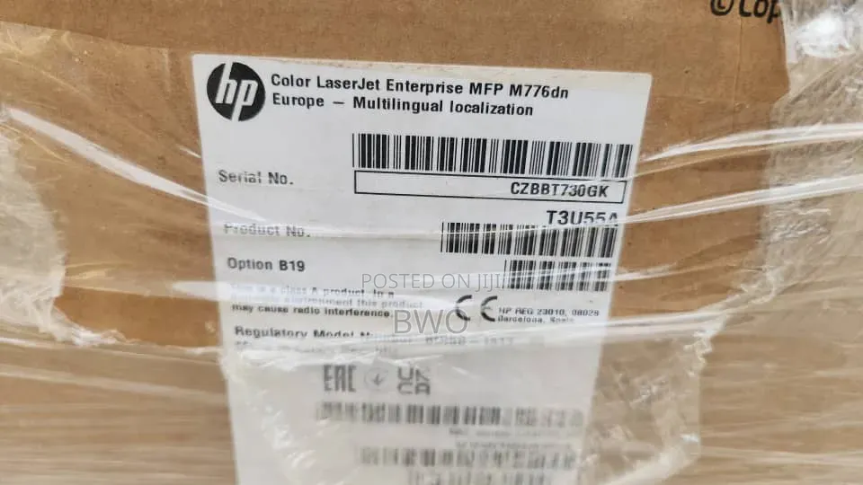 Brand New HP Color Laserjet Enterprise MFP M776dn (T3u55a)