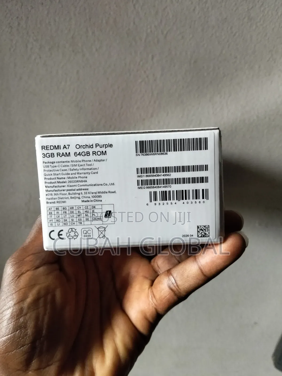 New Xiaomi Redmi A7 64 GB Purple