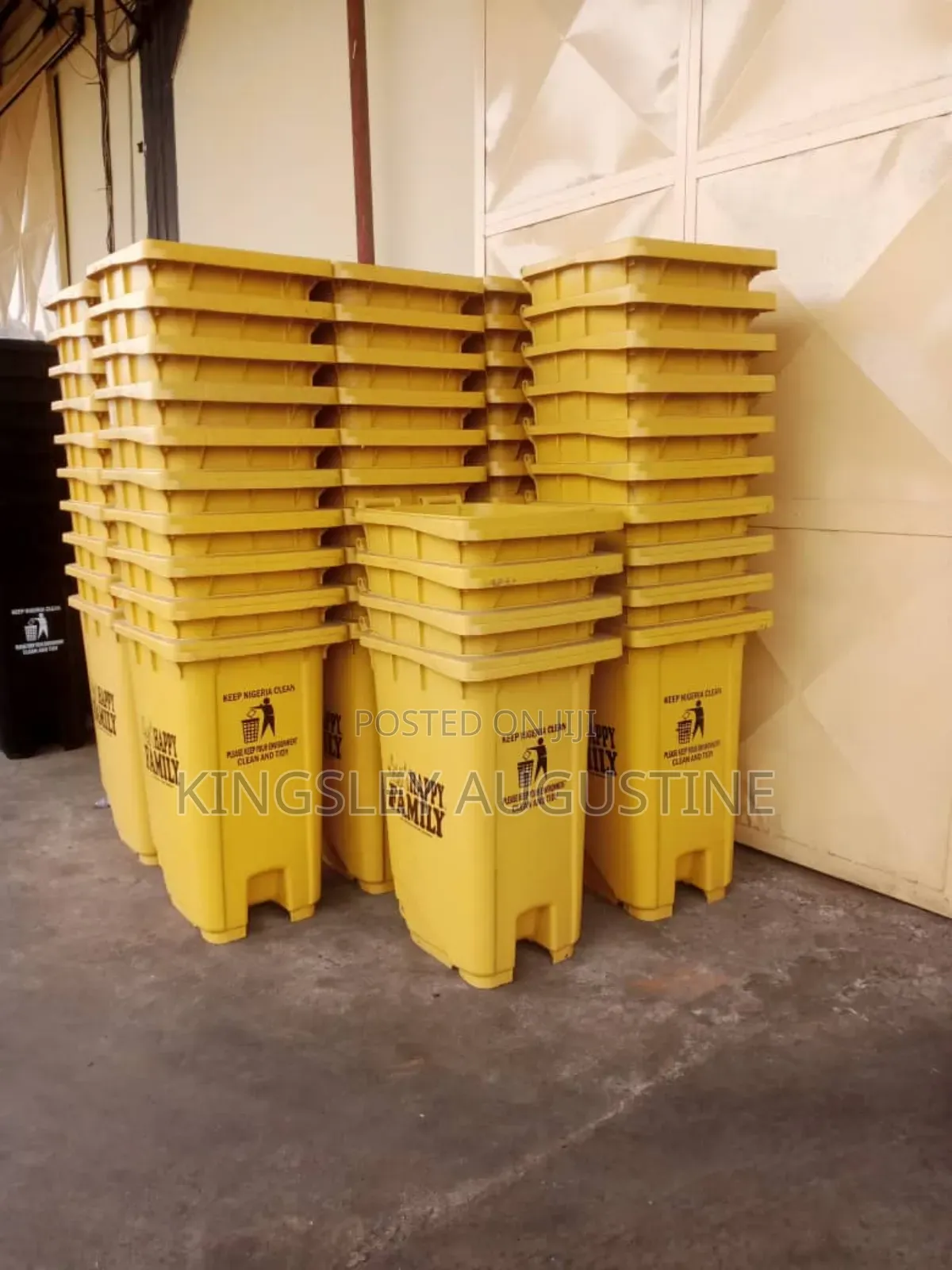 Yellow Waste Bin 240 Liter