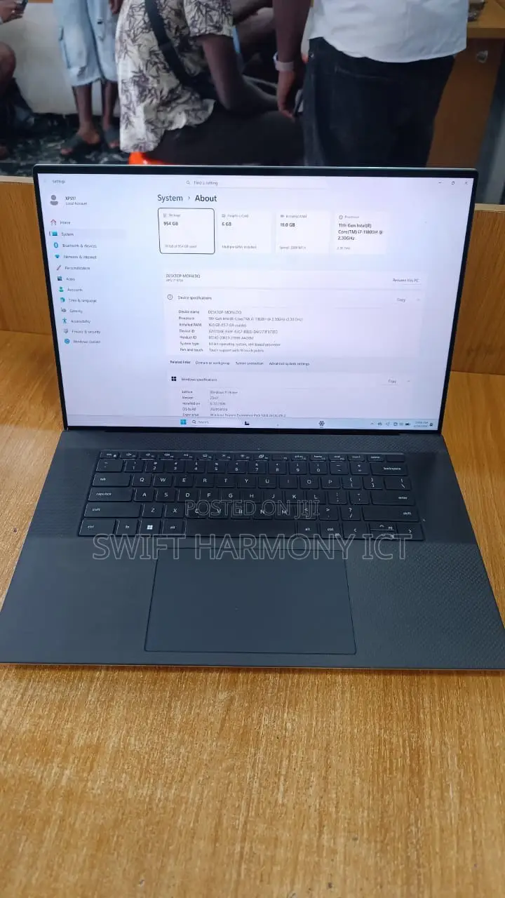 Laptop Dell XPS 17 9710 16GB Intel Core i7 SSD 1T