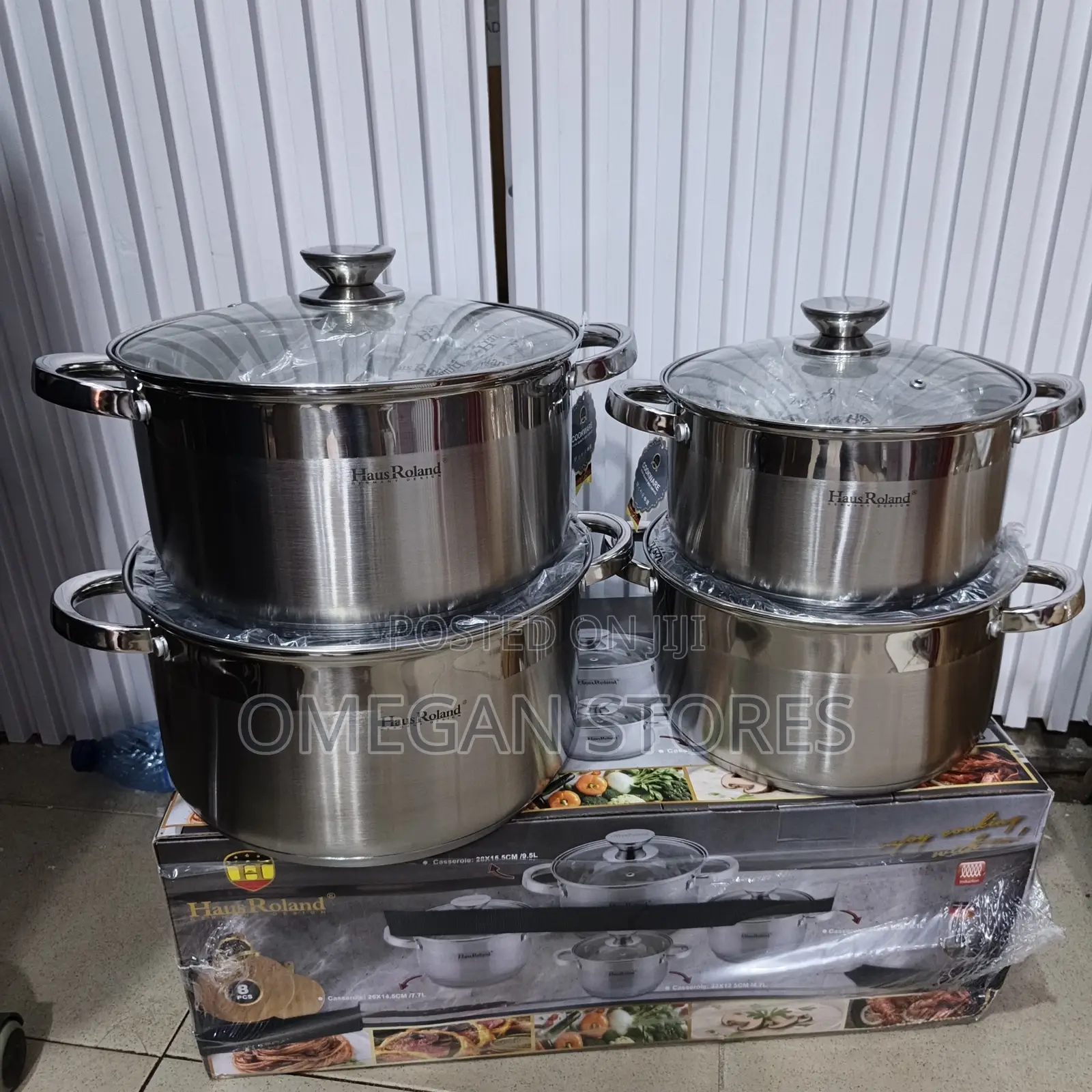 Hausroland 4-Piece Stainless Cookware Set