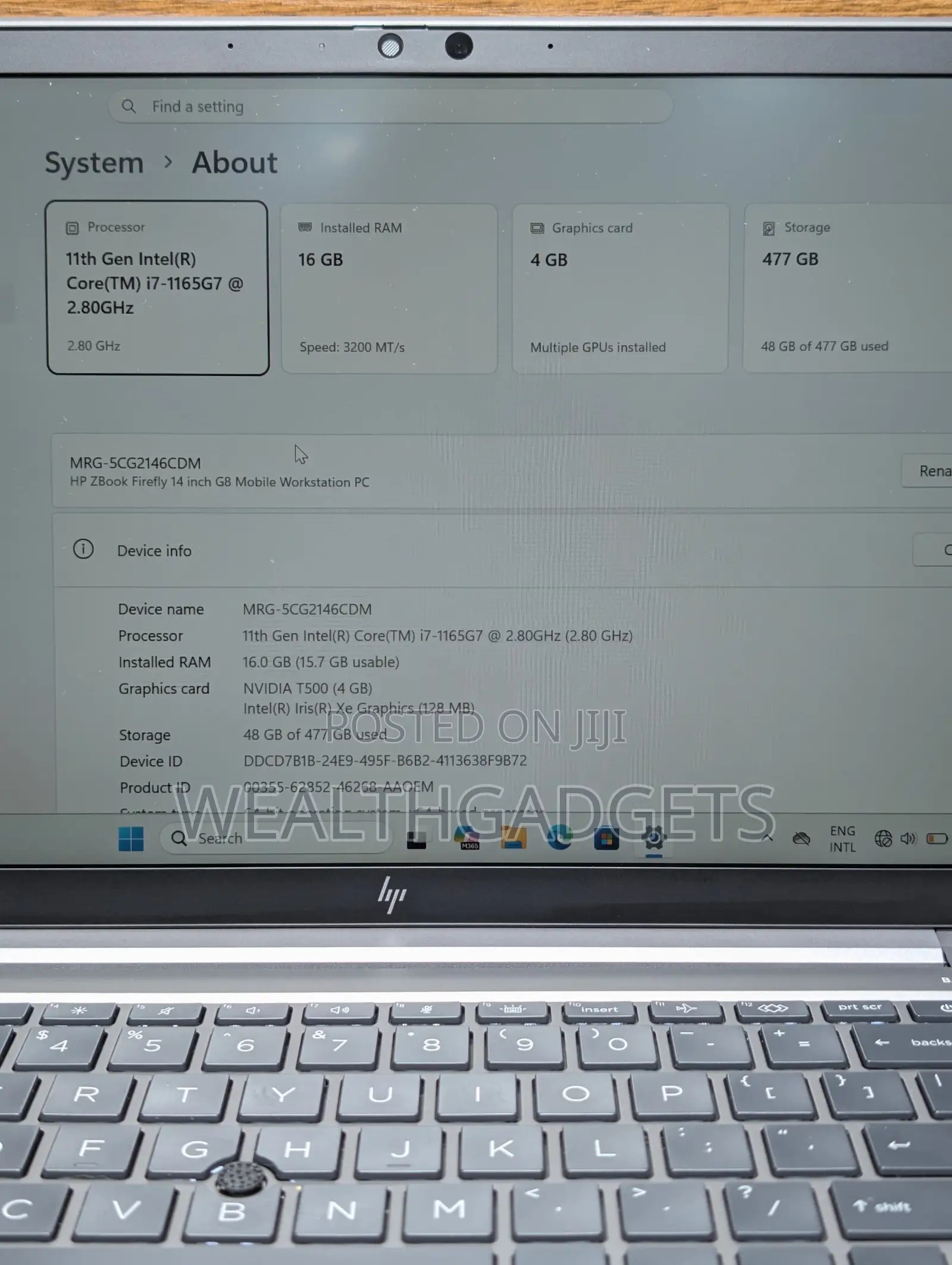 Laptop HP ZBook Firefly G8 16GB Intel Core i7 SSD 512GB