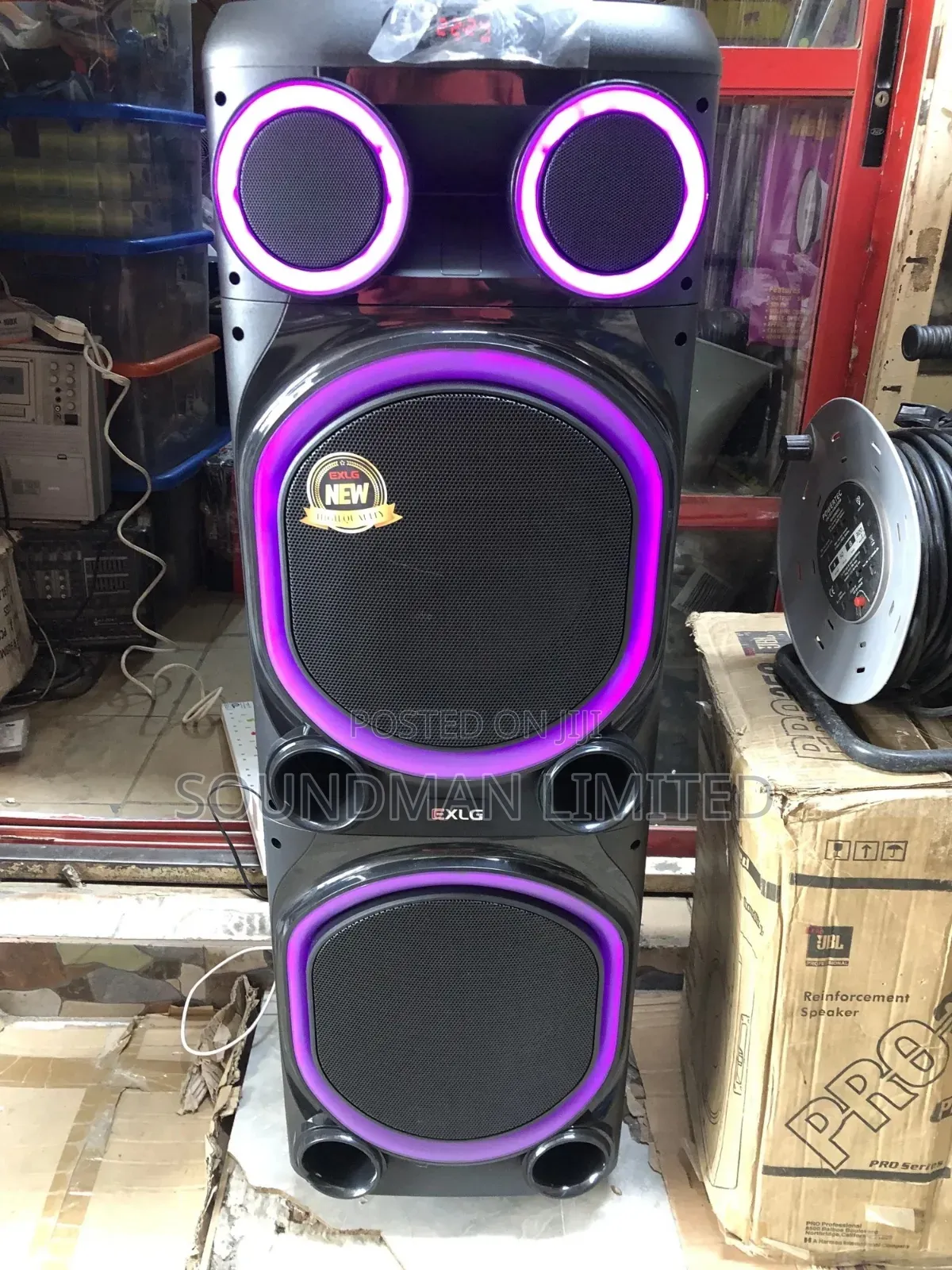 Exlg Heavy Bass Loud Party Speaker Public Address Pa System