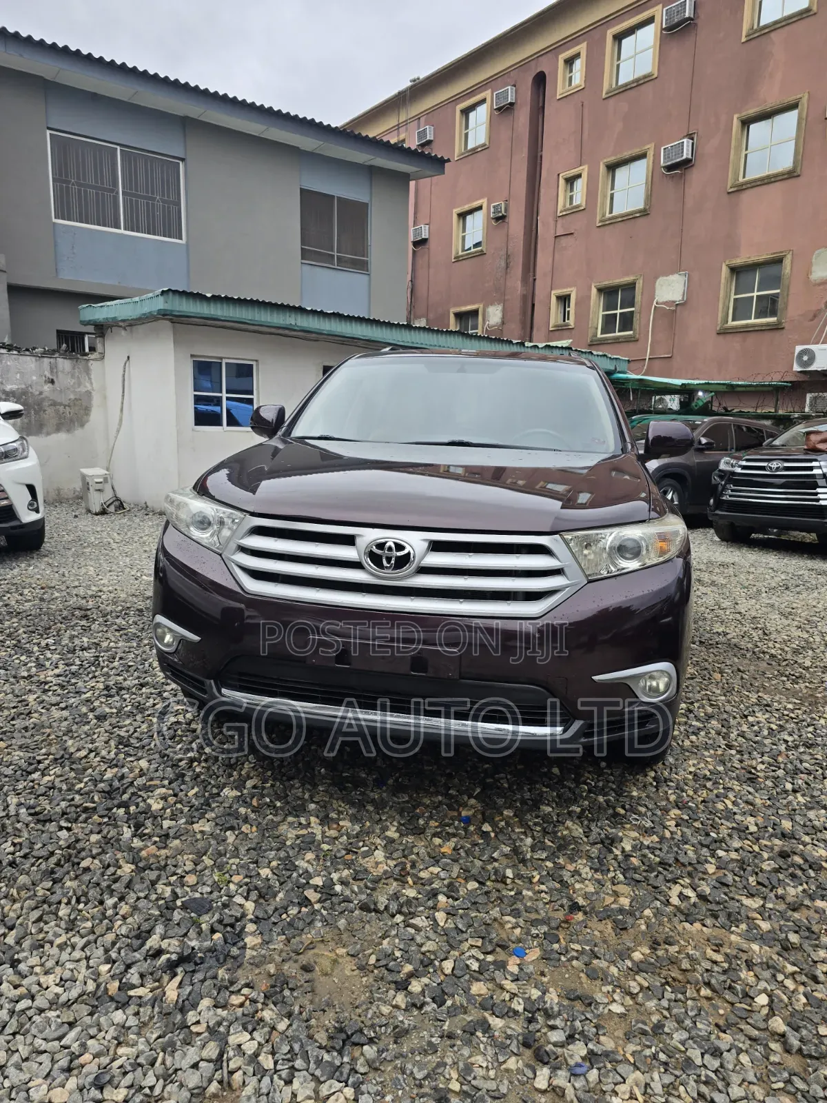 Toyota Highlander Limited 2012 Burgundy
