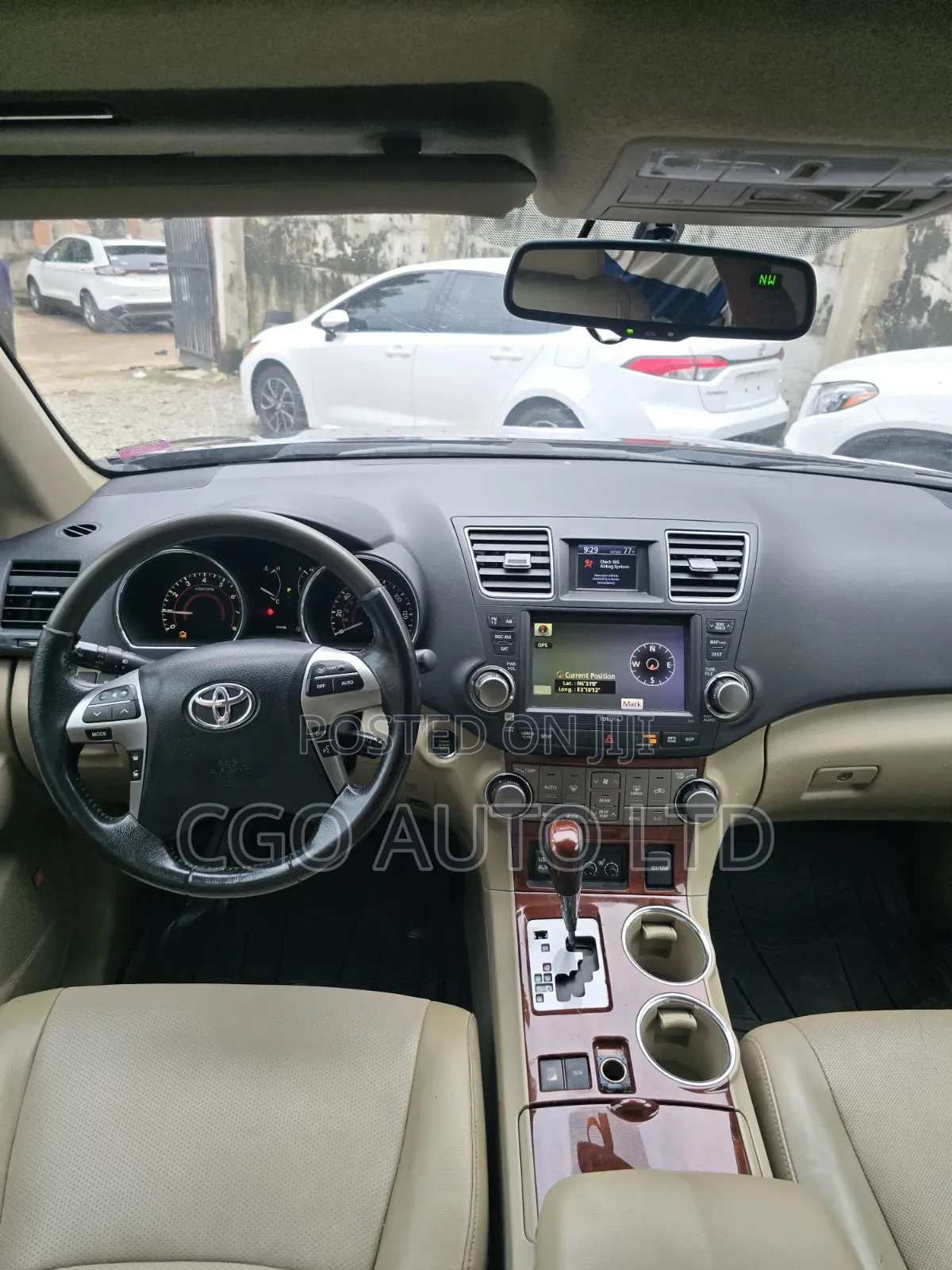 Toyota Highlander Limited 2012 Burgundy