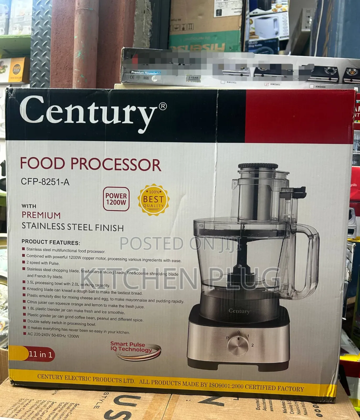 Century 11-in-1 Food Processor (Model CFP-8251-A)