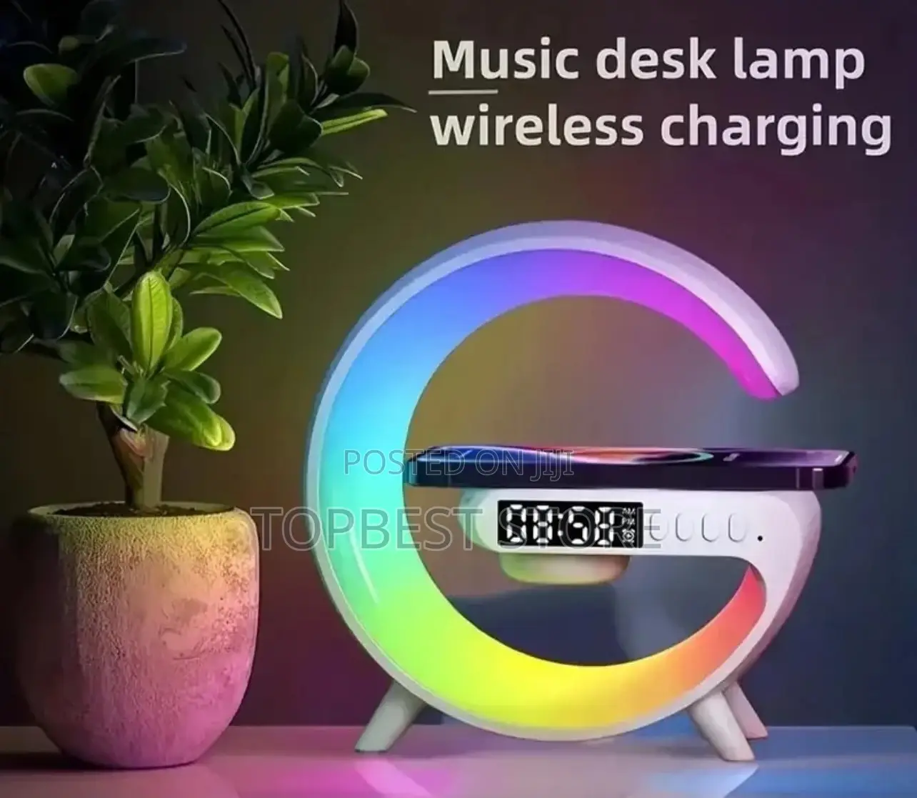 Wireless Charger Pad Stand Speaker