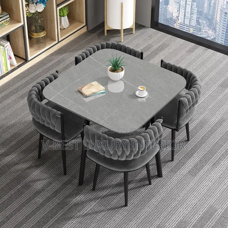 Luxury 4-Seater Dining Set – Modern Style Everyday Comfort
