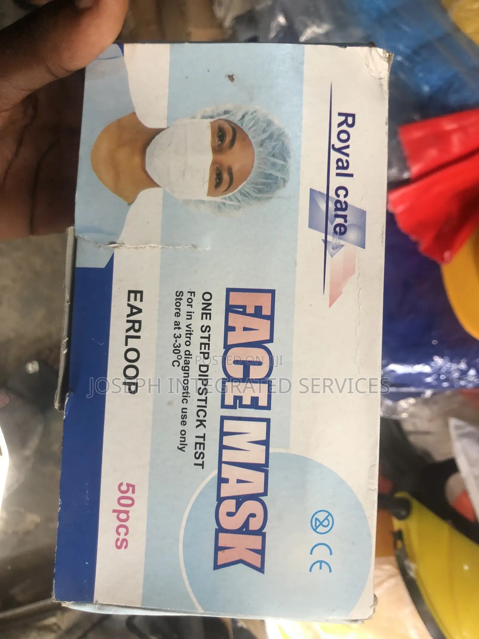 Royal Care Branded Box Contains 50 Disposable Medical Face Masks