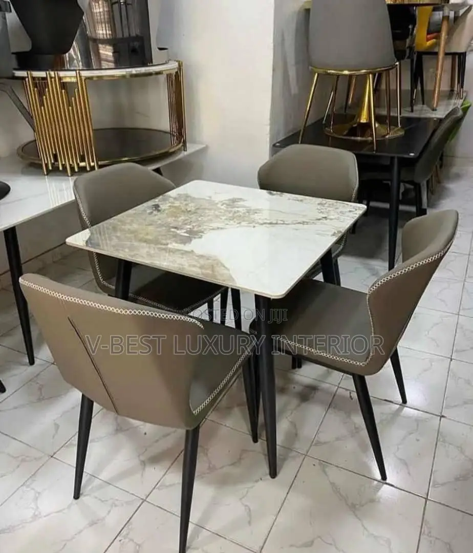 4-Seater Marble Top Dining Set , Strong, Original