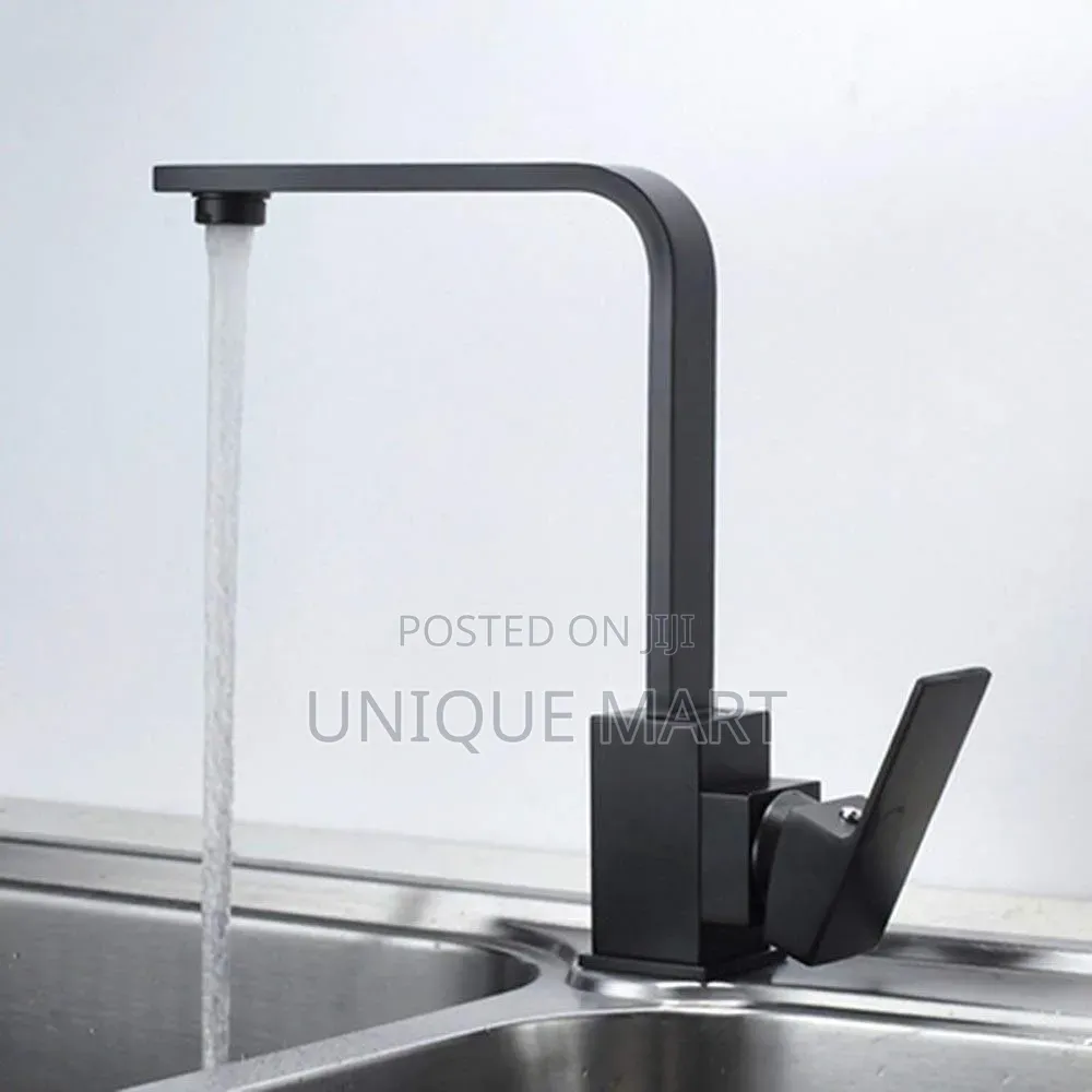 Quality Black Color Steel Sink Mixer Tap