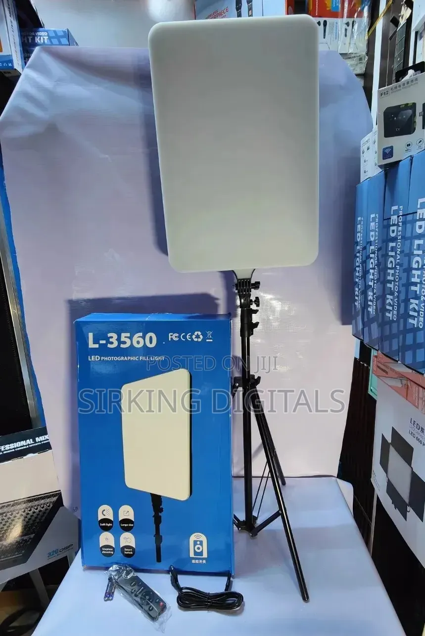 Led Lite L-3560 Led Photographic Fill Panel Light Stand 24inch