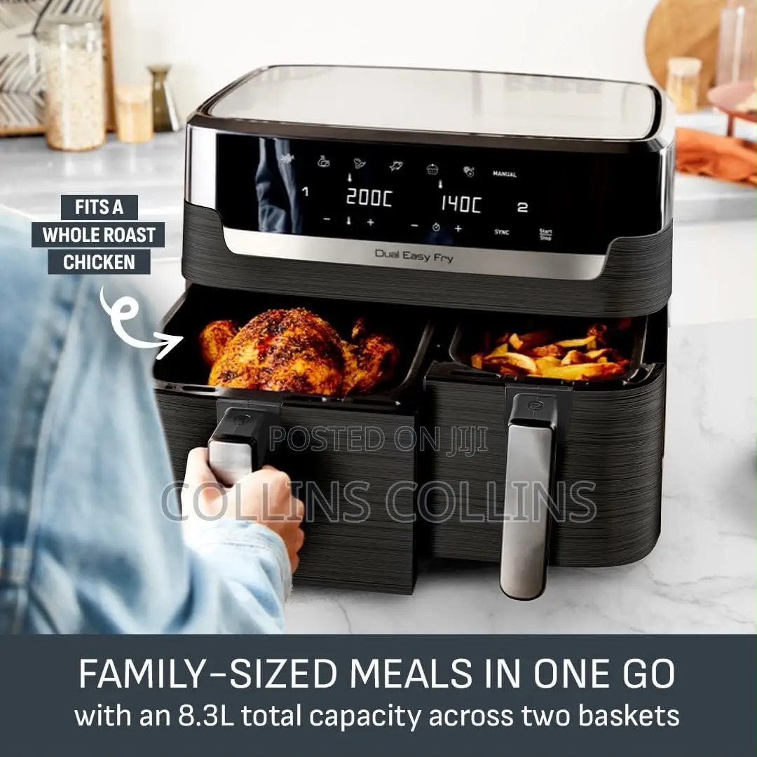 Tefal 8.3l Easy Fry Dual Zone Digital Air Fryer