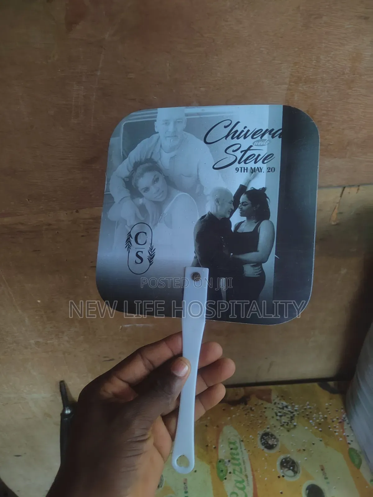 Customized Plastic Handfan,soverniers | Wedding | Church Event | Bulk