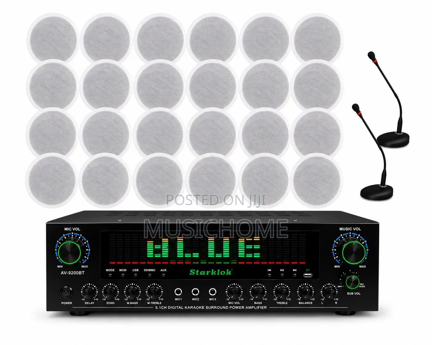 Central Public Address Audio Sound System