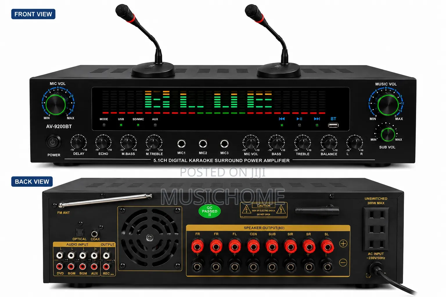 Central Public Address Audio Sound System
