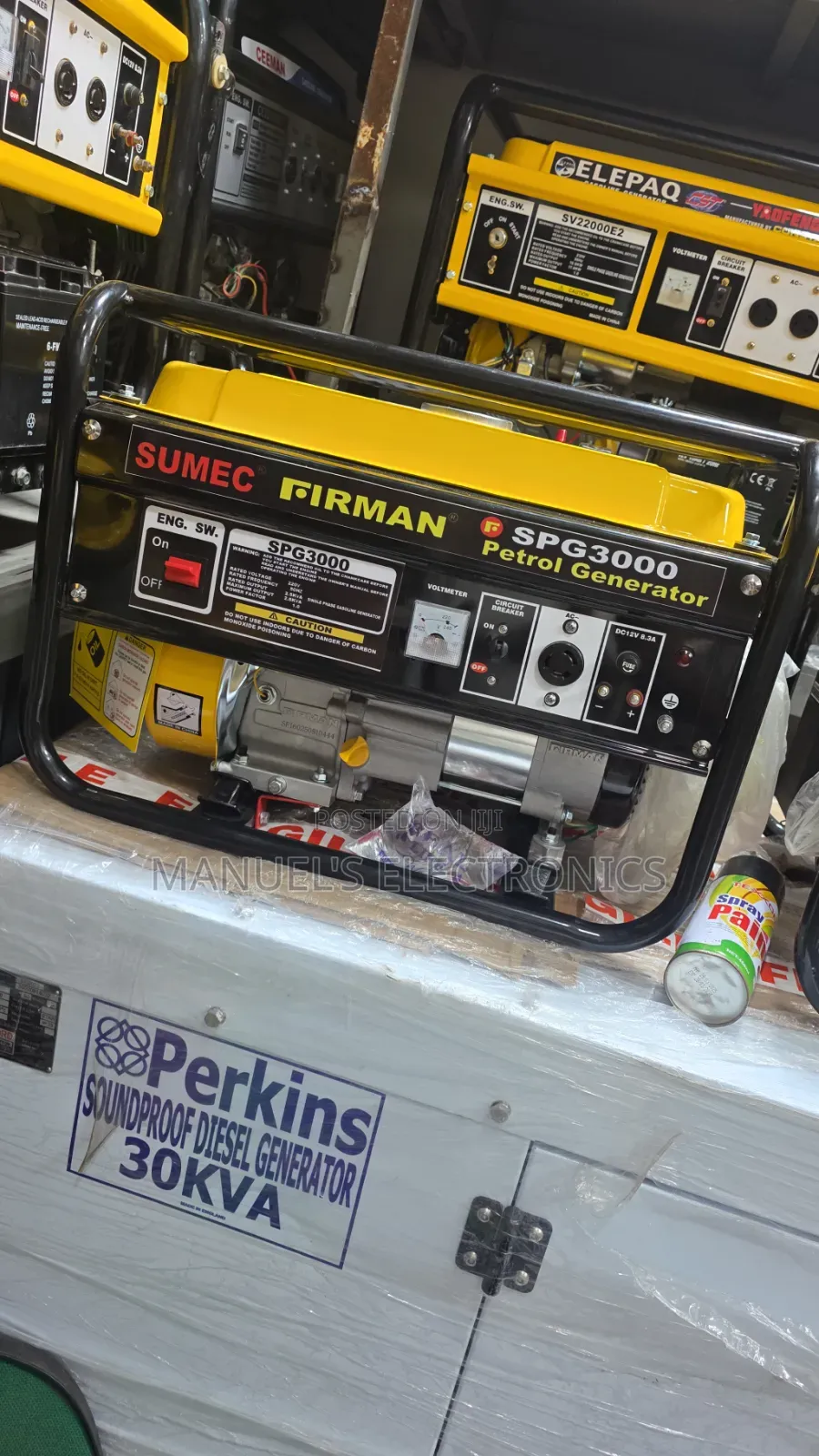 (4.5kva)Original Firman Petrol Generator 100%Copper Coil