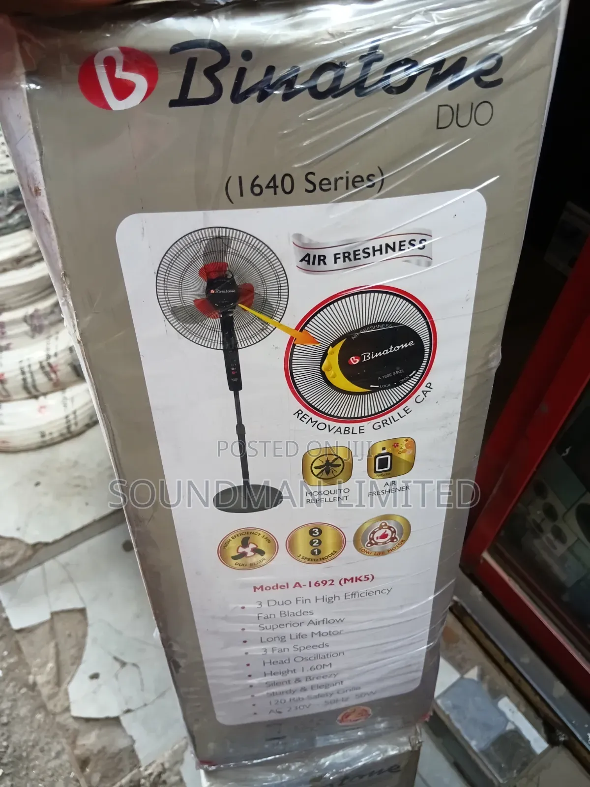 Binatone Standing Fan Duo a-1692 (Mk5) Superior Quality